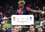 开云APP:连场3-3，加时4-3，总分7-6！国米淘汰巴萨晋级欧冠决赛